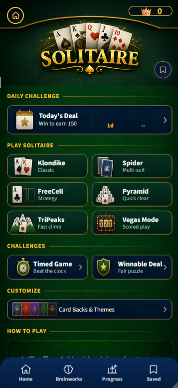 PlayStudio solitaire